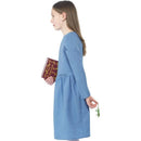 Roald Dahl Matilda Licensed Costume Kids Blue Dress