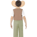 Roald Dahl Bfg Costume Kids Brown White
