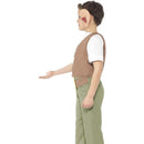 Roald Dahl Bfg Costume Kids Brown White
