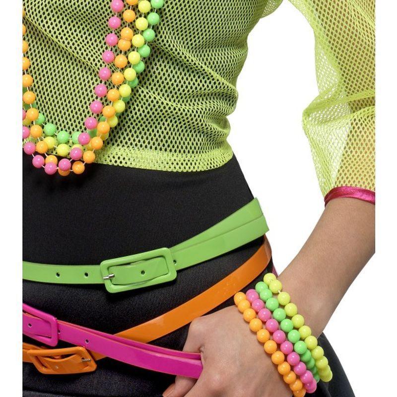 Beaded Bracelets Adult Neon Unisex Green -1
