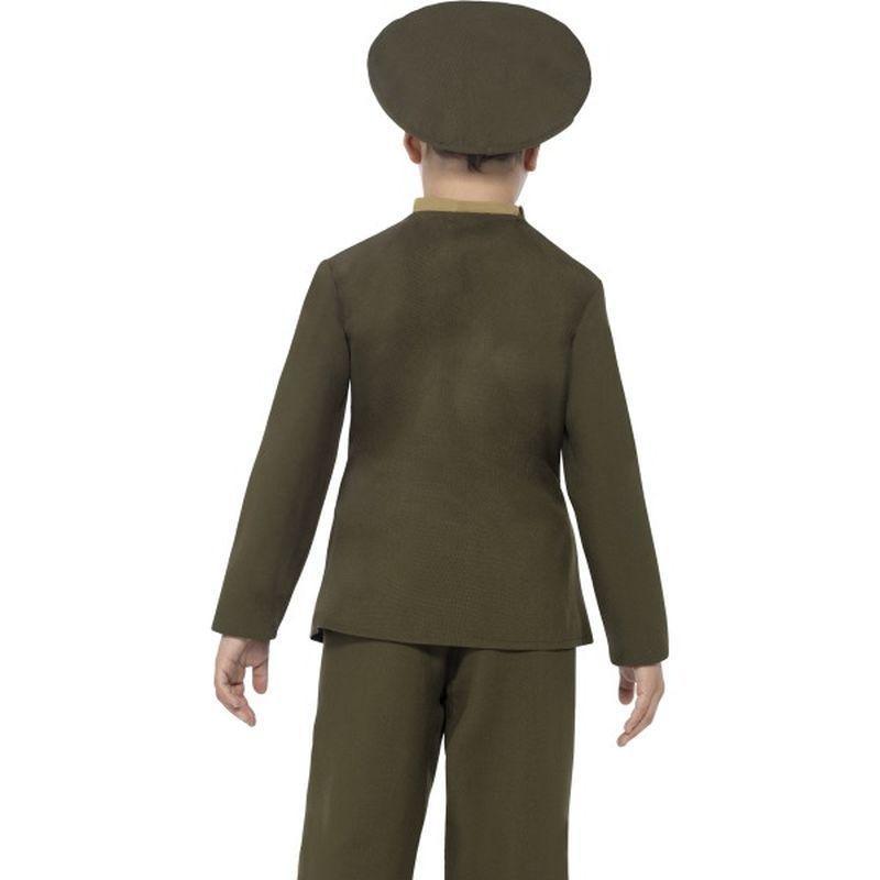 Army Officer Costume Kids Green Boys -2