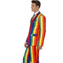 Over The Rainbow Suit Adult Multi Coloured Pride Costume