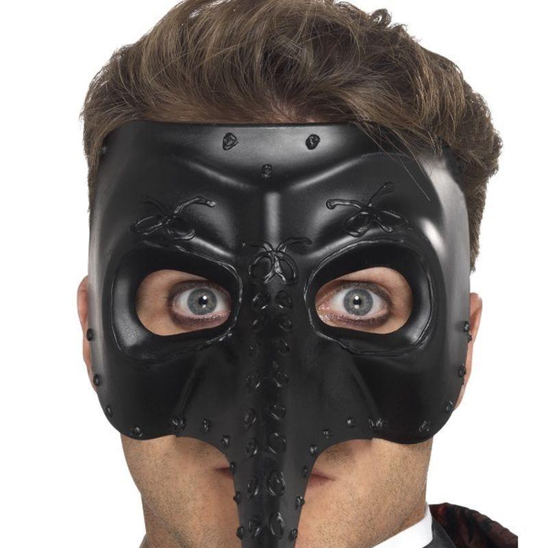 Venetian Gothic Capitano Mask - One Size