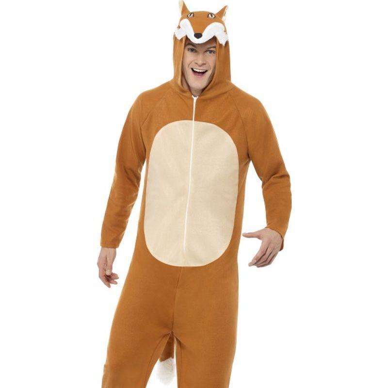 Fox Costume - Chest 42"-44", Leg Inseam 33" Mens Orange