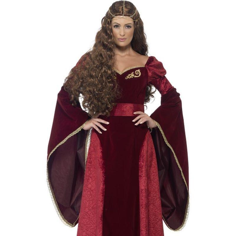 Medieval Queen Deluxe Costume - UK Dress 8-10