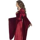 Medieval Queen Costume Ladies Red Dress