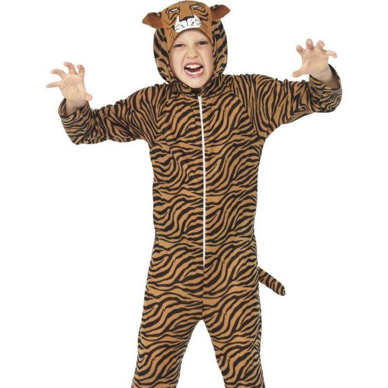 Tiger Costume - Small Age 4-6 Boys Orange/Black