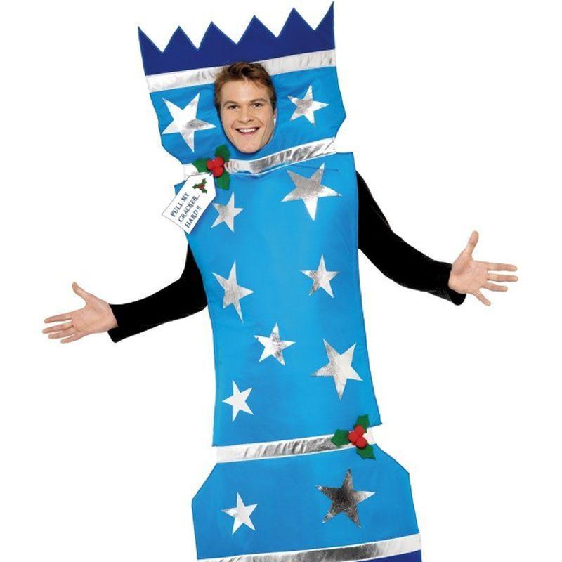 Christmas Cracker Costume Adult Blue Mens -1