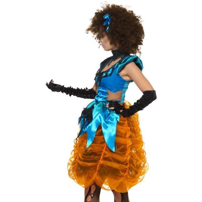 Killerella Costume Adult Blue Orange Womens