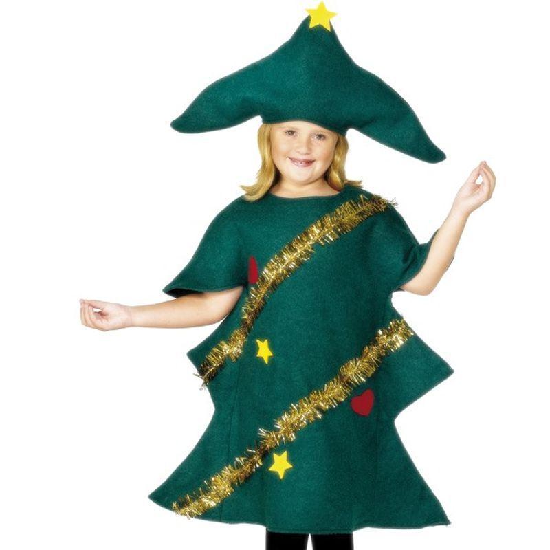 Christmas Tree Costume, Child - Small Age 3-5 Boys Green