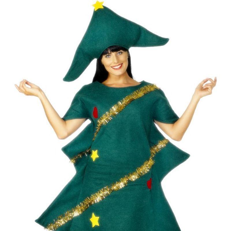 Christmas Tree Costume - One Size Womens Green