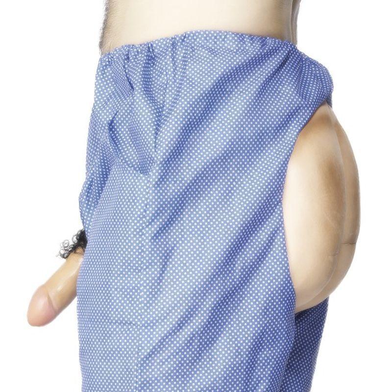 Bum And Willy Shorts Adult Blue Mens -1