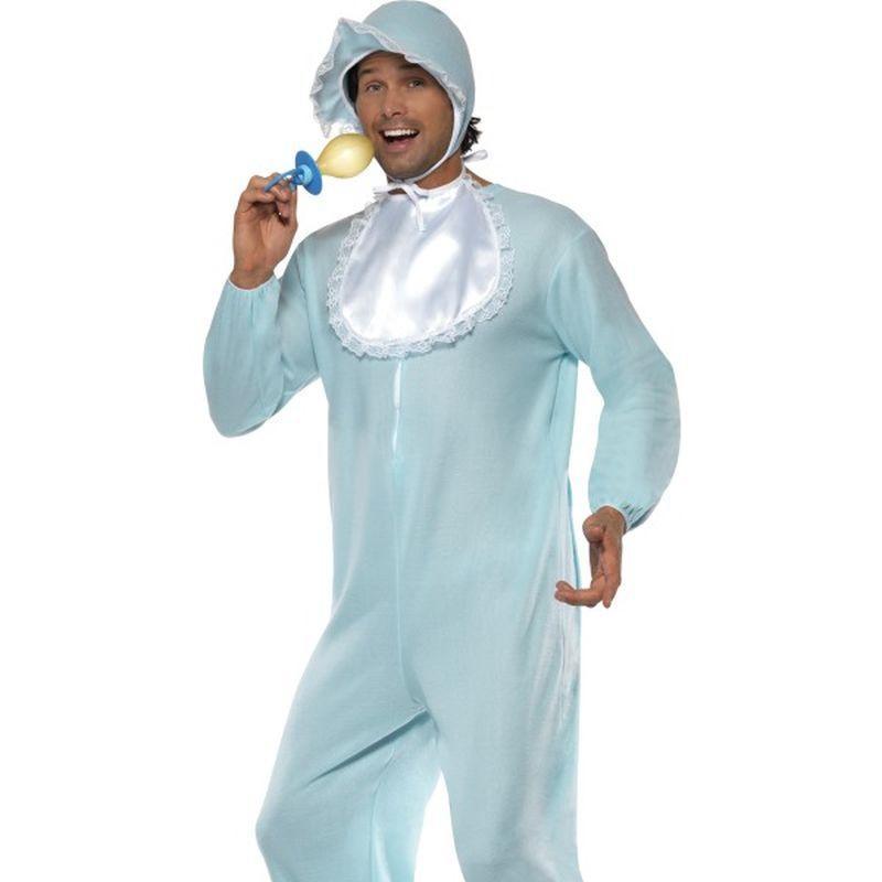 Baby Boy Romper Costume - One Size Mens Blue