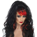 Seductress Wig - One Size Womens Black/Red