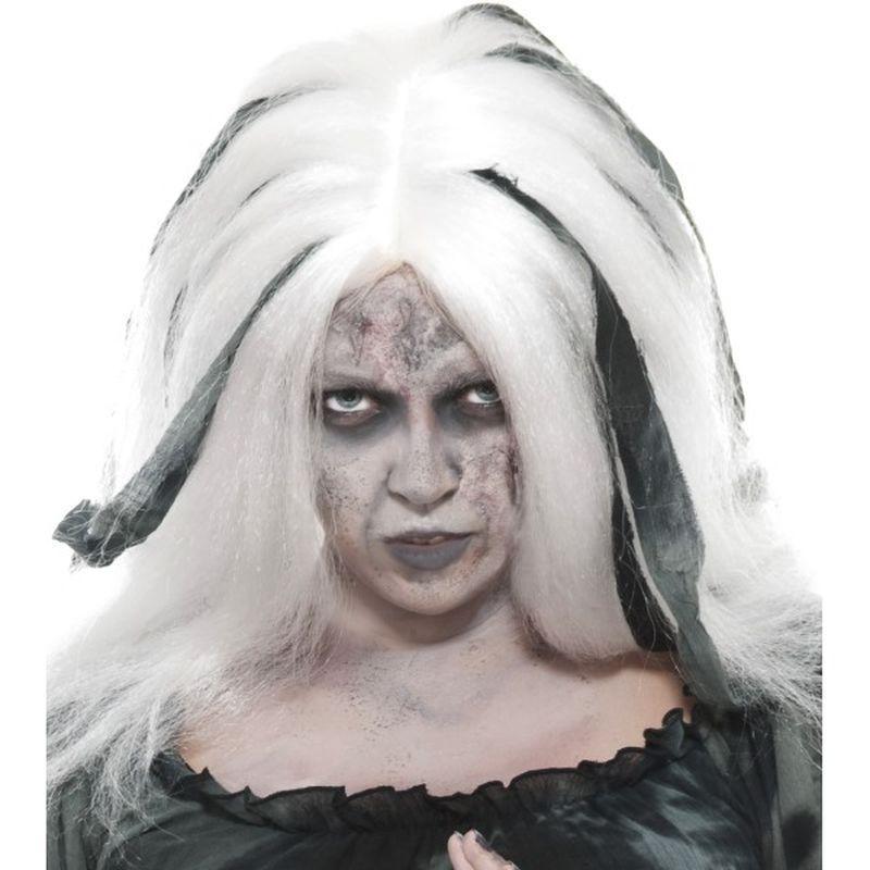 Soothsayer Wig - One Size Mens White/Grey