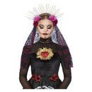 Day Of The Dead Deluxe Headband Adult Sunburst Sacred Heart