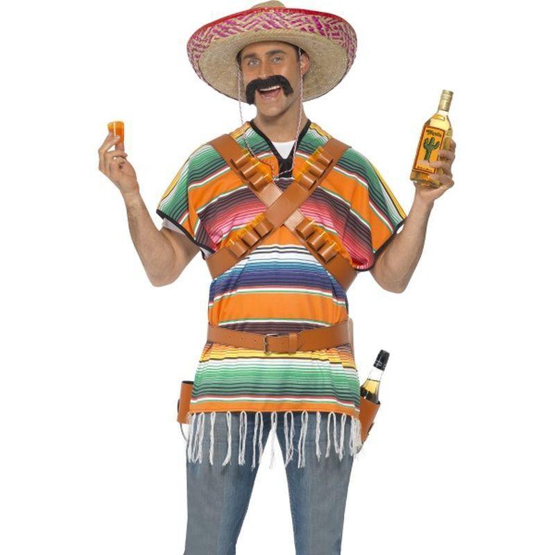 Tequila Shooter Guy Costume - One Size Mens Multi