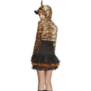 Fever Tiger Costume Tutu Dress Adult Tiger Womens Brown