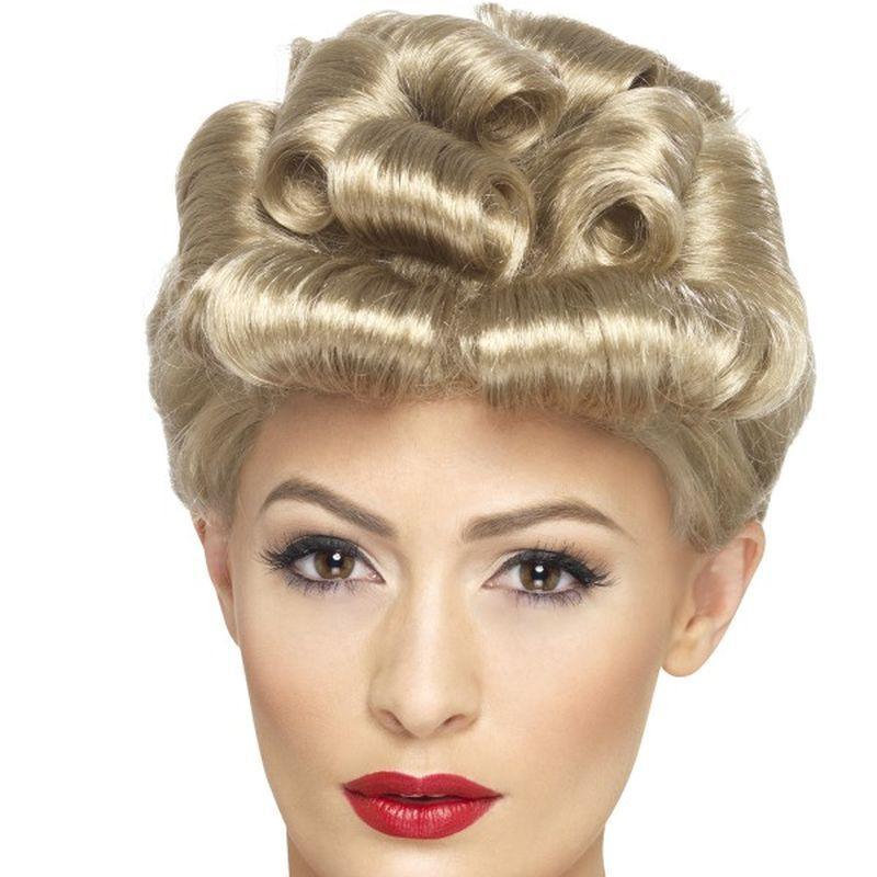 40s Vintage Wig - One Size Womens Blonde