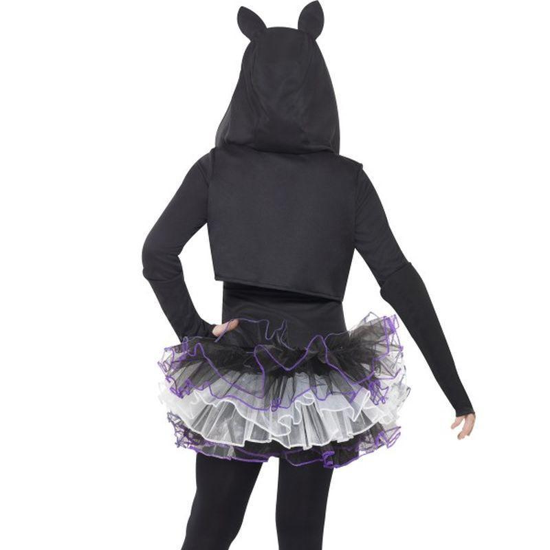 Skelly Cat Costume Kids White Girls