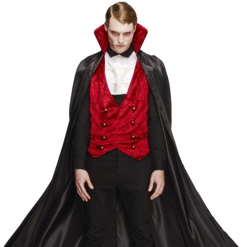 Vampire Costume - Medium Mens Black/Red