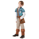 Flynn Rider Deluxe Costume Child Boys Blue