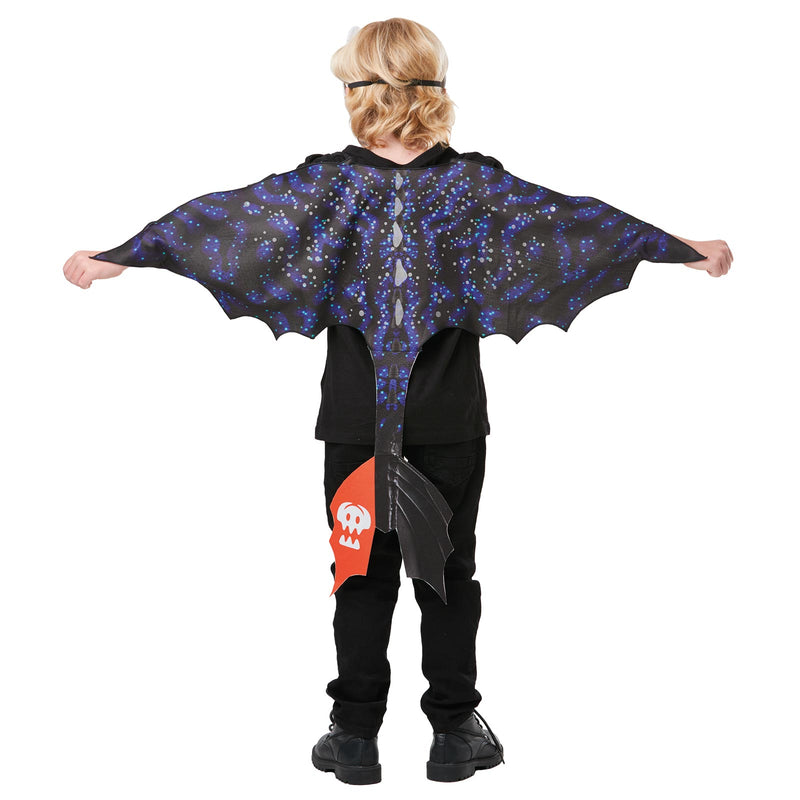 Toothless Nightfury Glow In The Dark Accessory Set Child Mens