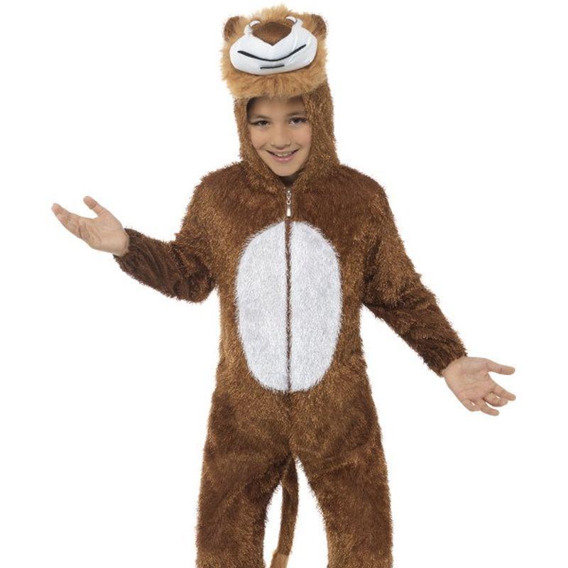 Lion Costume, Medium - Medium Age 7-9 Boys Brown