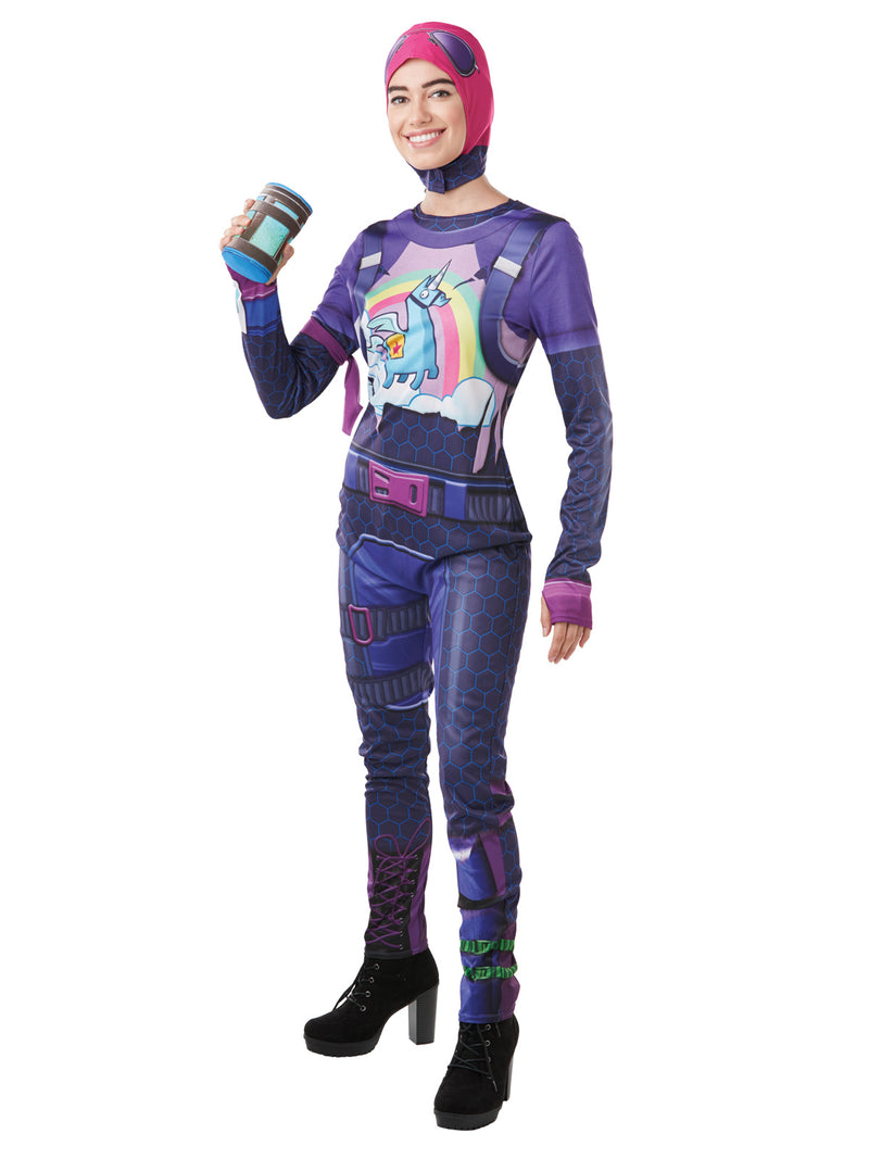 Brite Bomber Costume Adult Womens Purple