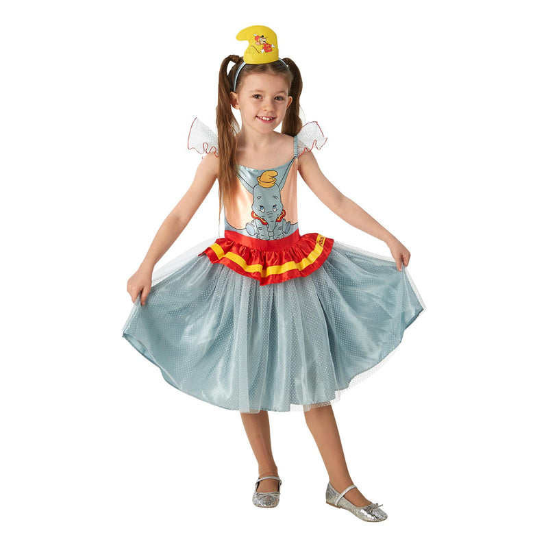 Dumbo The Elephant Tutu Dress Child Girls Grey