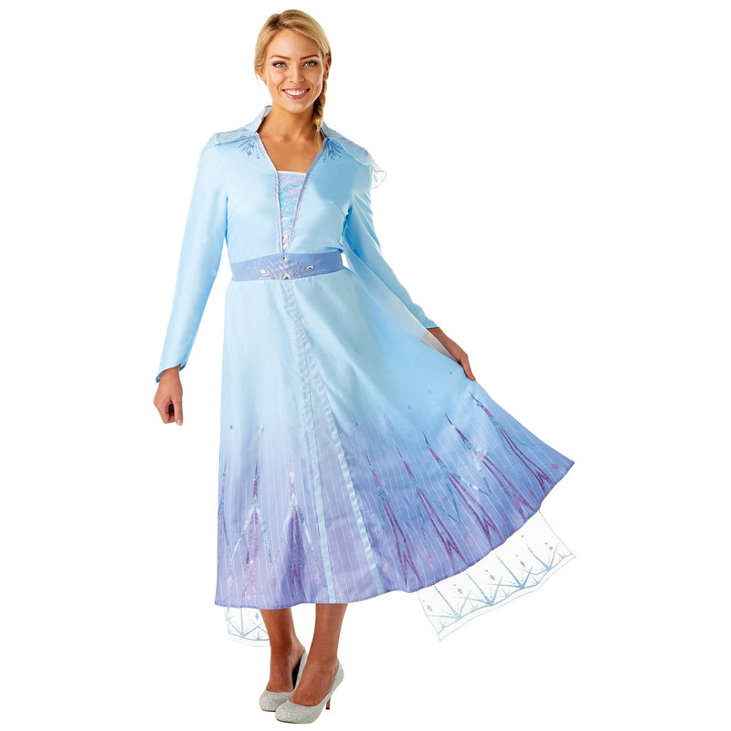 Elsa Deluxe Frozen 2 Costume Adult Womens Blue