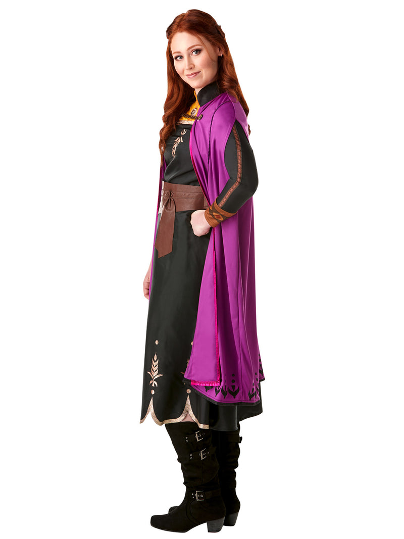 Anna Deluxe Frozen 2 Costume Adult Womens Purple