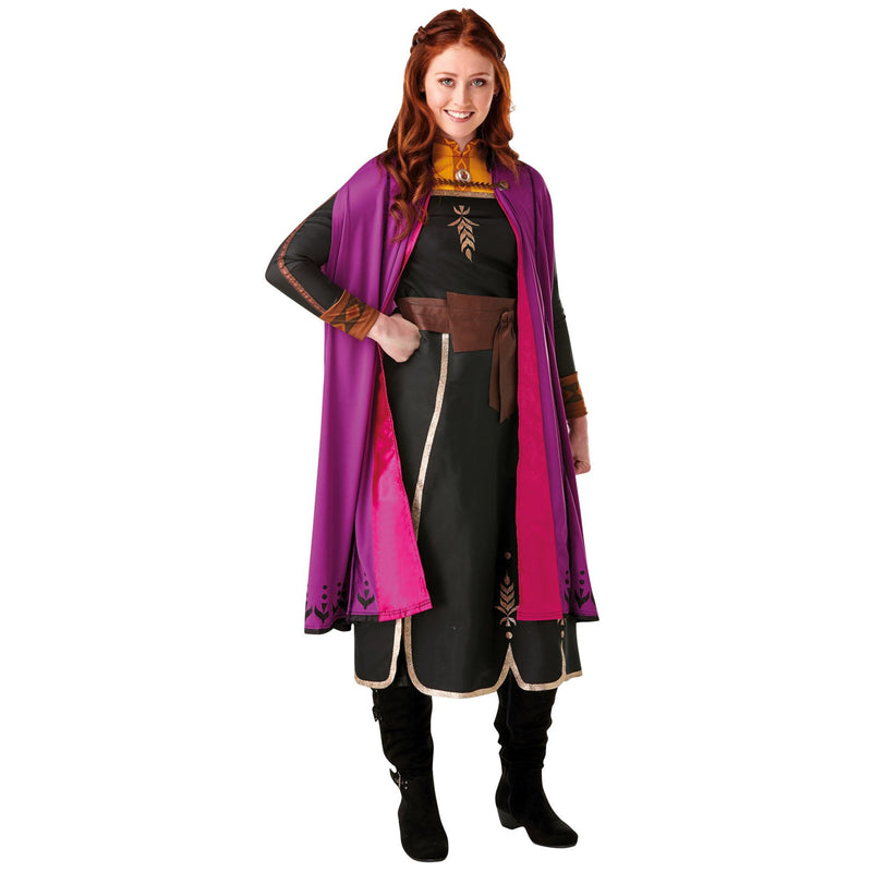 Anna Deluxe Frozen 2 Costume Adult Womens Purple