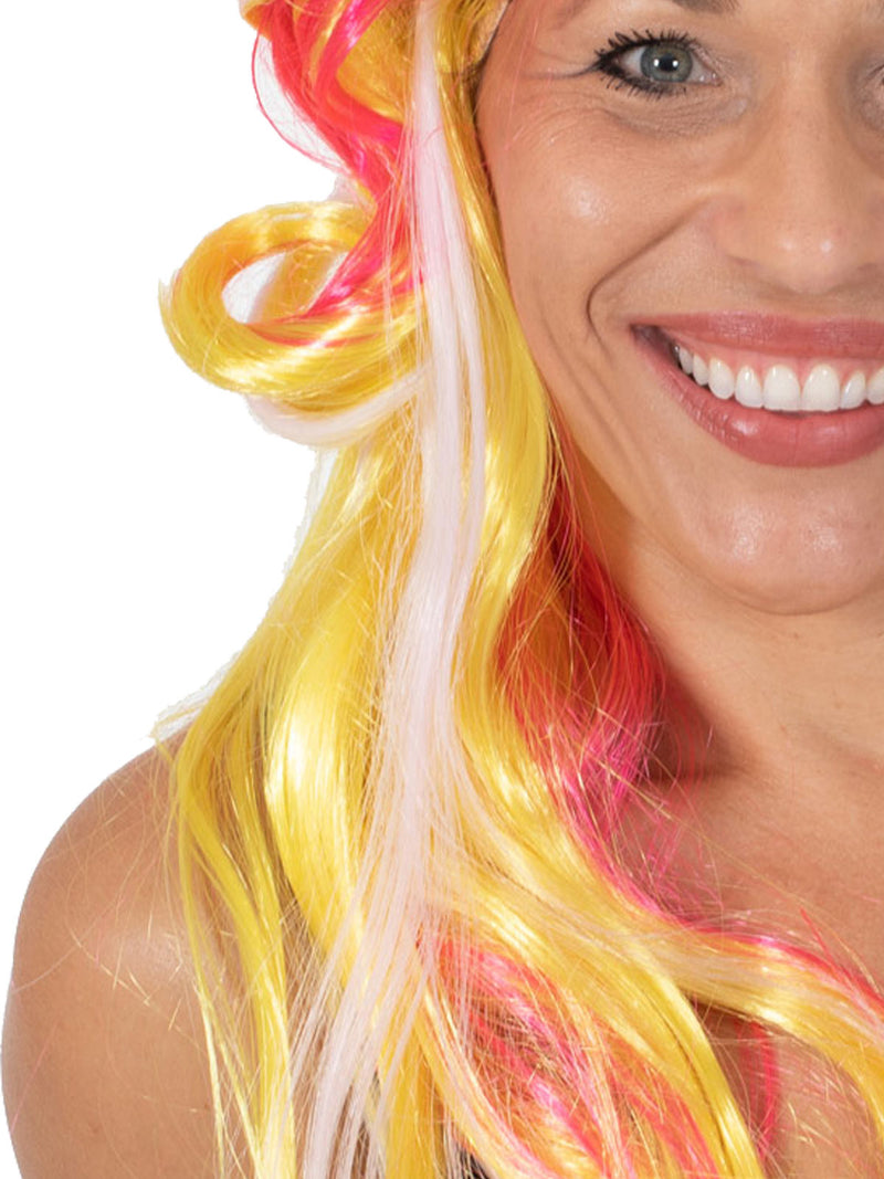 Uv Sunny Hair Wig Adult Womens Yellow