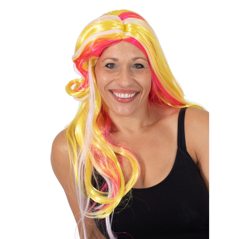 Uv Sunny Hair Wig Adult Womens Yellow