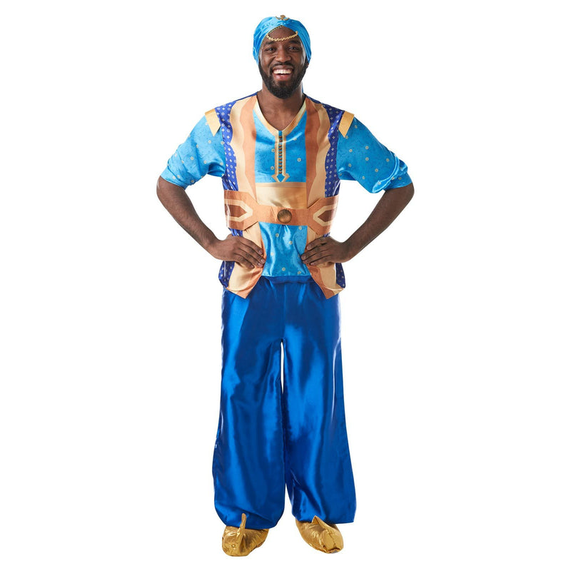 Genie Live Action Aladdin Costume Mens Blue