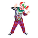 Scary Clown Lenticular Costume Boys Red