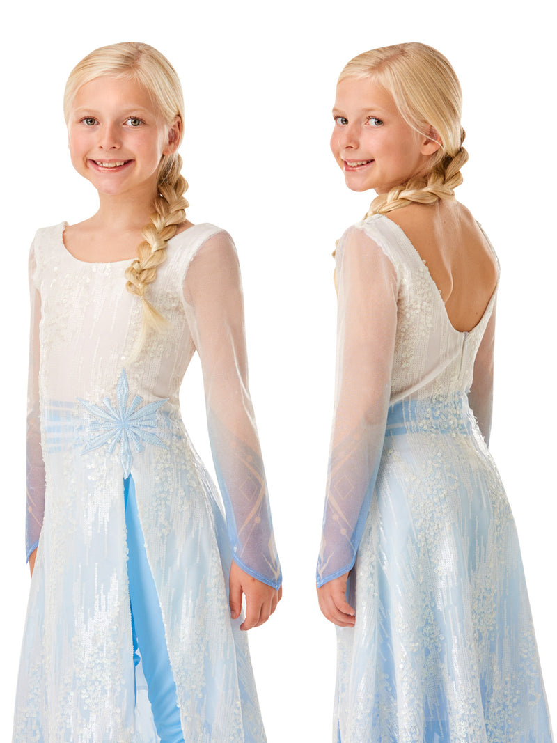 Elsa Frozen 2 Limited Edition Travel Dress Girls Blue