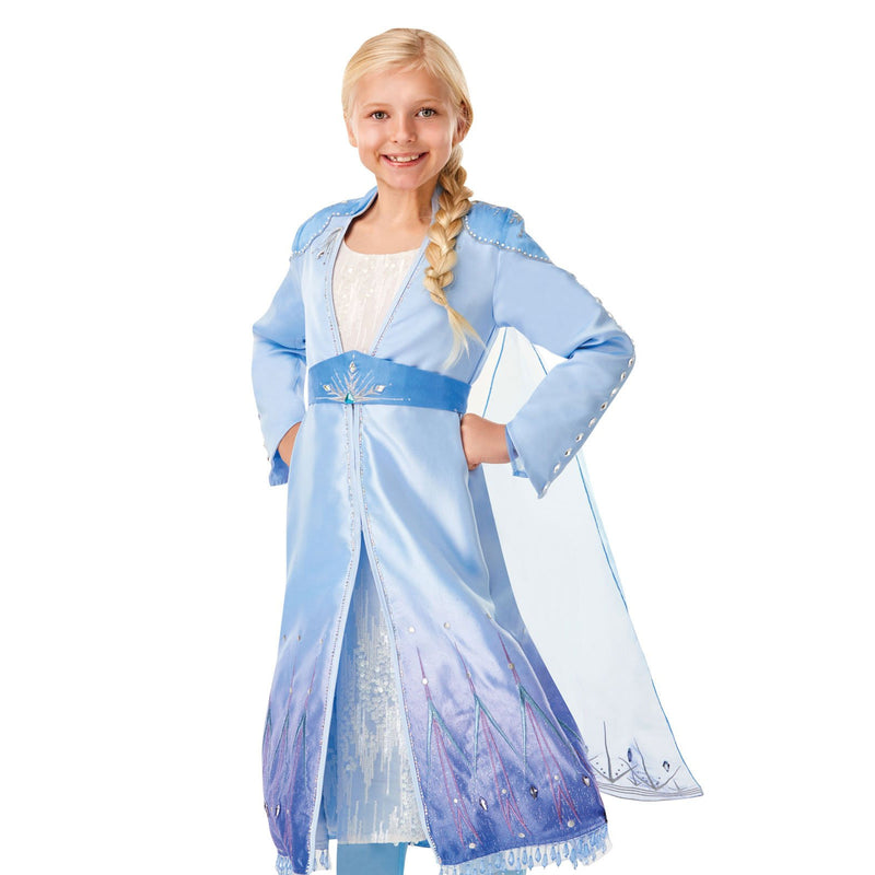 Elsa Frozen 2 Limited Edition Travel Dress Girls Blue