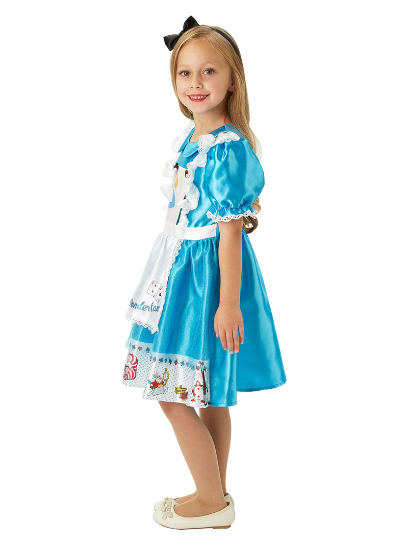 Alice In Wonderland Deluxe Costume Child Girls Blue