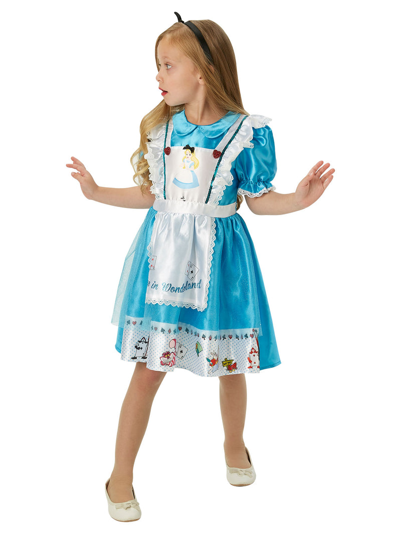 Alice In Wonderland Deluxe Costume Child Girls Blue