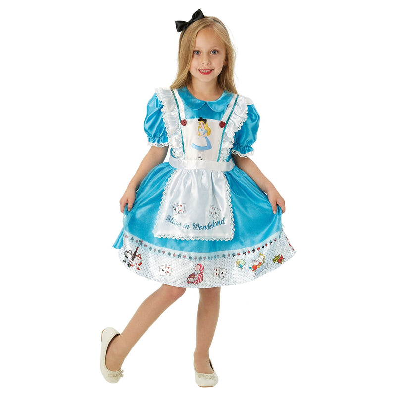 Alice In Wonderland Deluxe Costume Child Girls Blue
