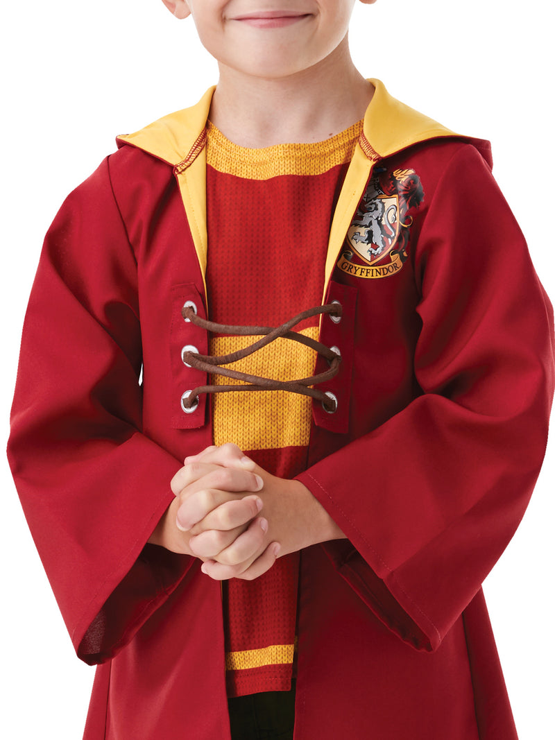 Quidditch Hooded Robe Child Unisex Red