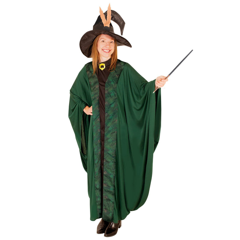 Professor Mcgonagall Adult Robe Womens Green