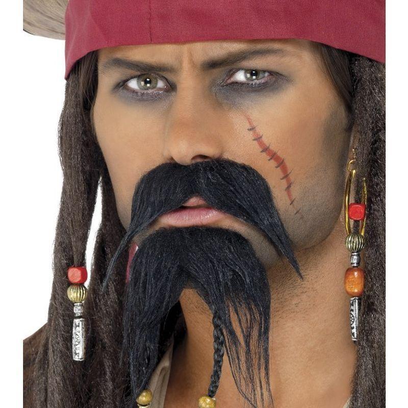Pirate Facial Hair Set - One Size
