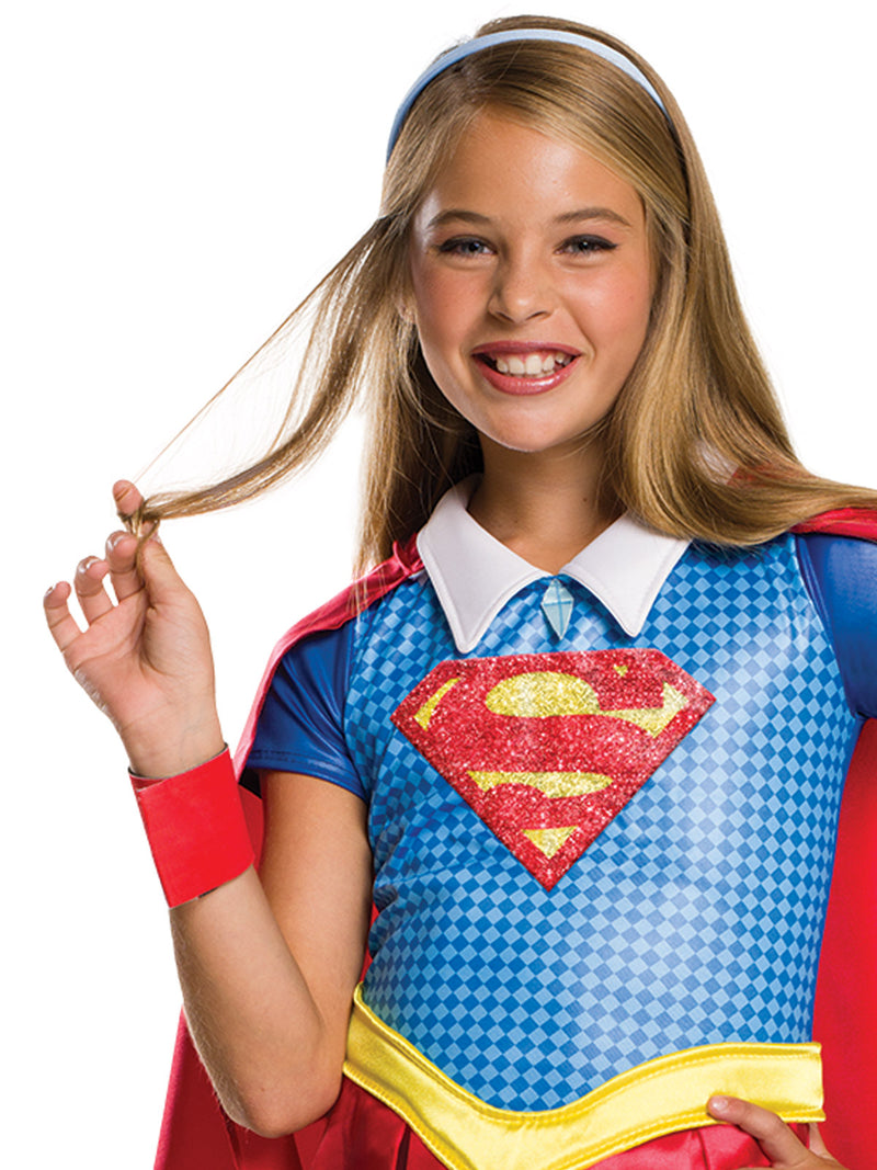 Supergirl Dcshg Deluxe Girls Blue -2