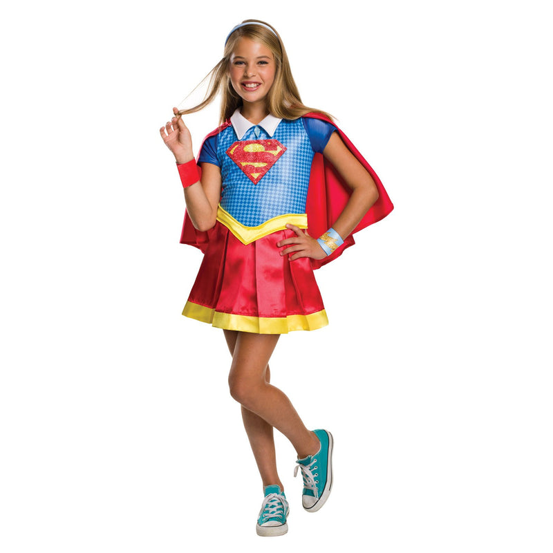 Supergirl Dcshg Deluxe Girls Blue -5