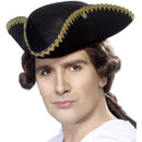 Dick Turpin Tricorn Hat - One Size