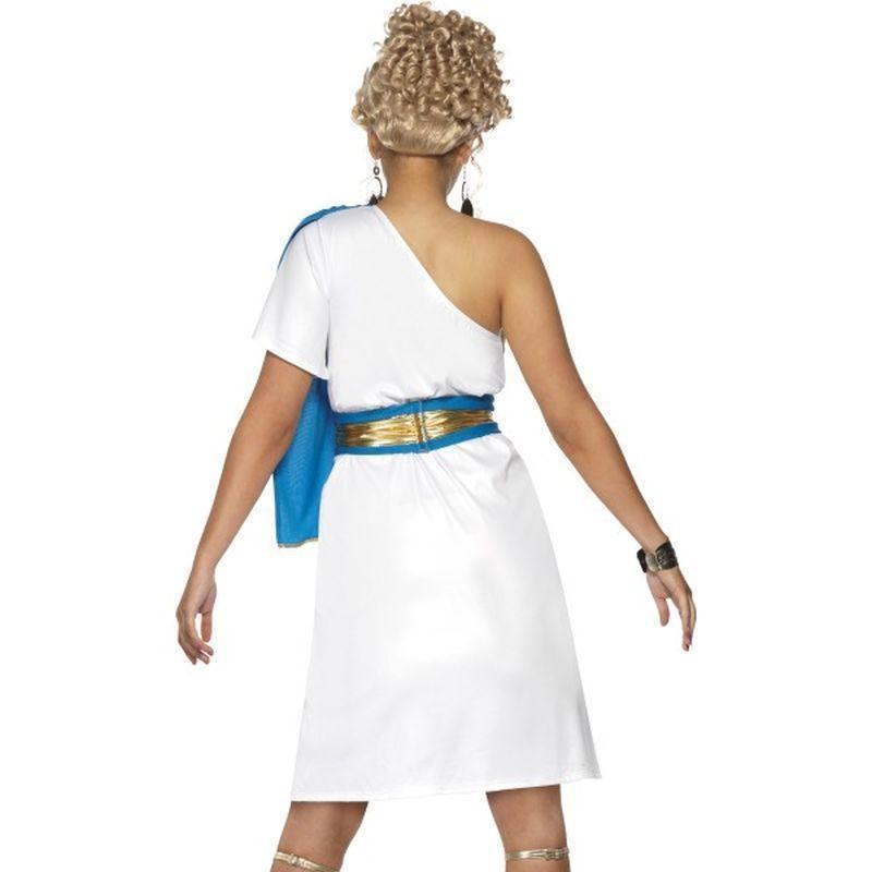 Roman Beauty Costume Adult White Blue Womens