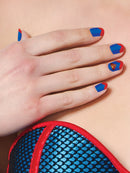 Supergirl Nail Decal Kit Womens Blue -2